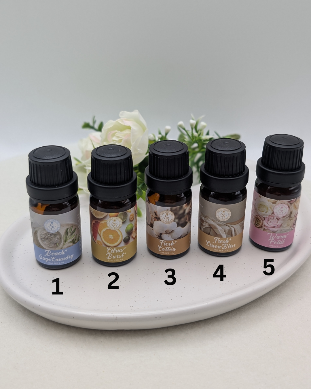 Aromatherapie Set – Natursteinarmband & Mini Diffuser aus Lotus-Holz | 1119