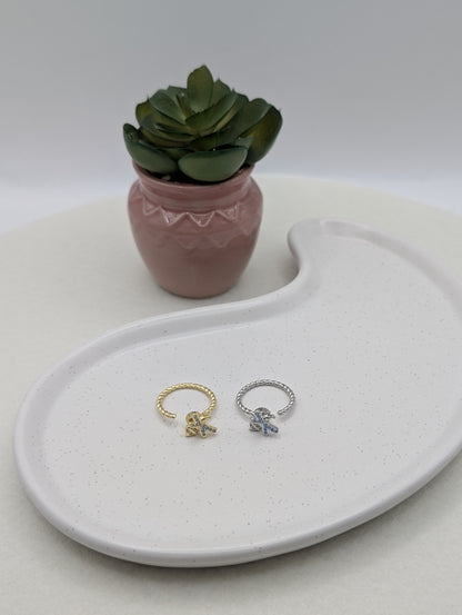 Fidget Spinner Ring "Bienchen" | in Gold oder Silber | 1021