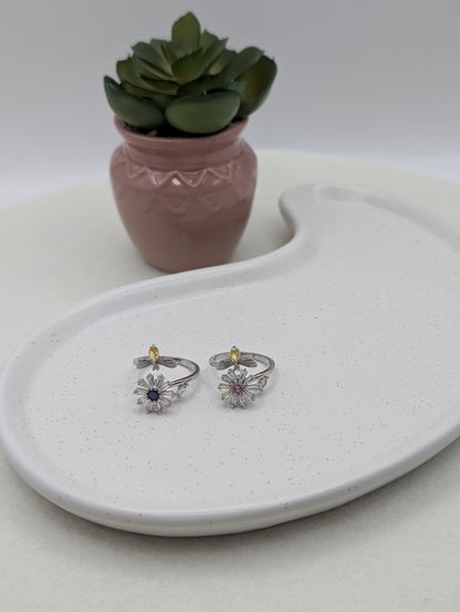 Fidget Spinner Ring "Blümchen" | 1022