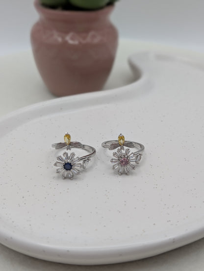 Fidget Spinner Ring "Blümchen" | 1022