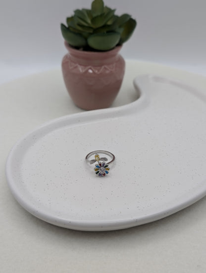 Fidget Spinner Ring "Blümchen" | 1022