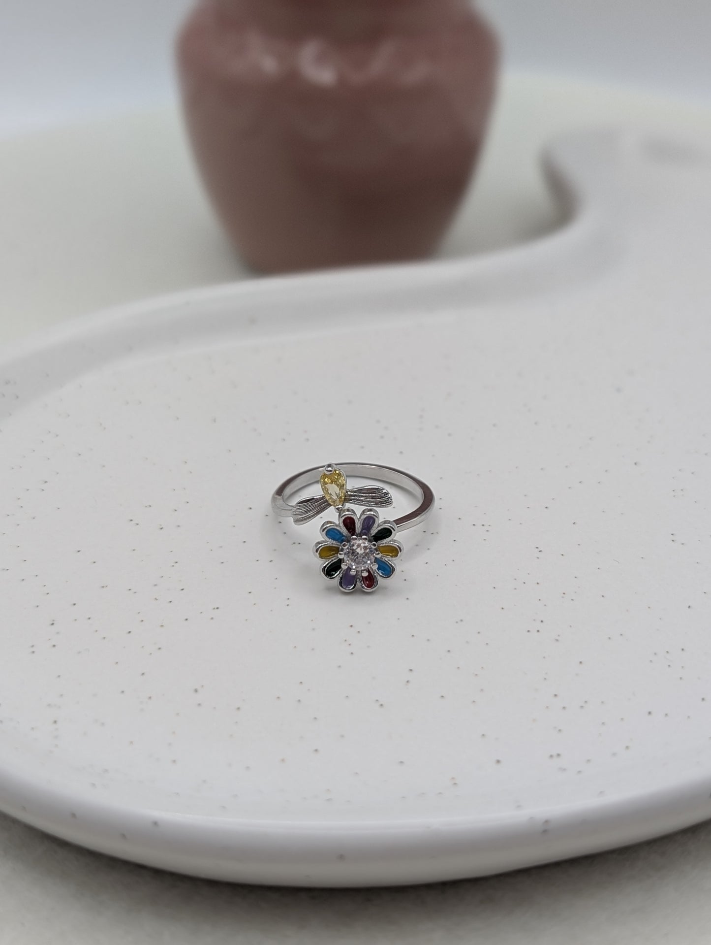 Fidget Spinner Ring "Blümchen" | 1022