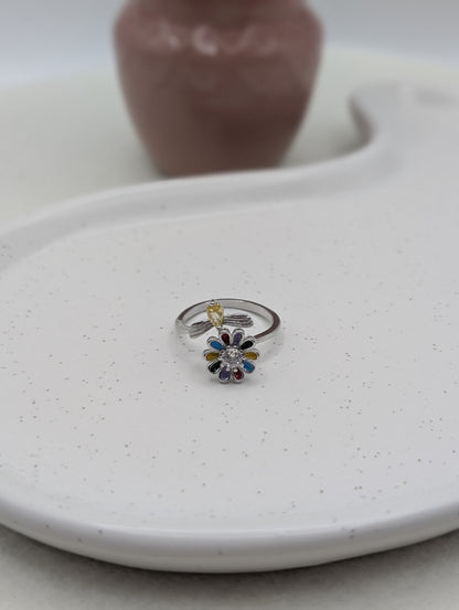 Fidget Spinner Ring "Blümchen" | 1022