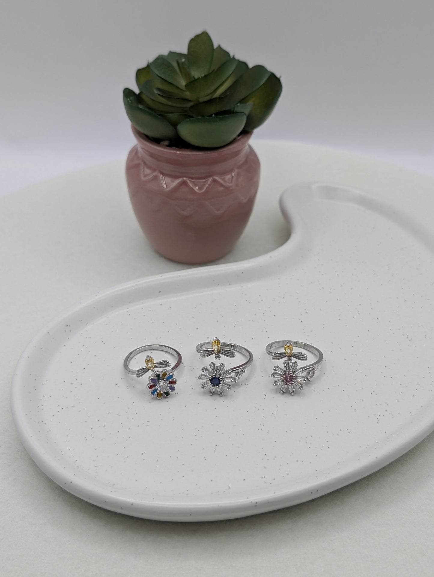 Fidget Spinner Ring "Blümchen" | 1022