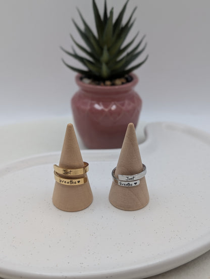 Otter Anti-Stress Geschenkset – Edelstahlring - Karte mit Umschlag | Pocket Hug | 1043