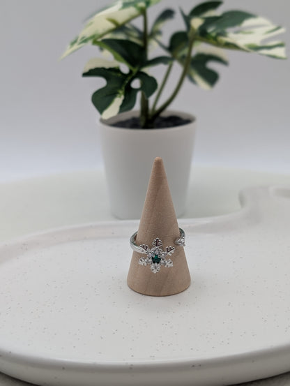 Fidget Ring Schneeflocke – Edelstahl | 1044