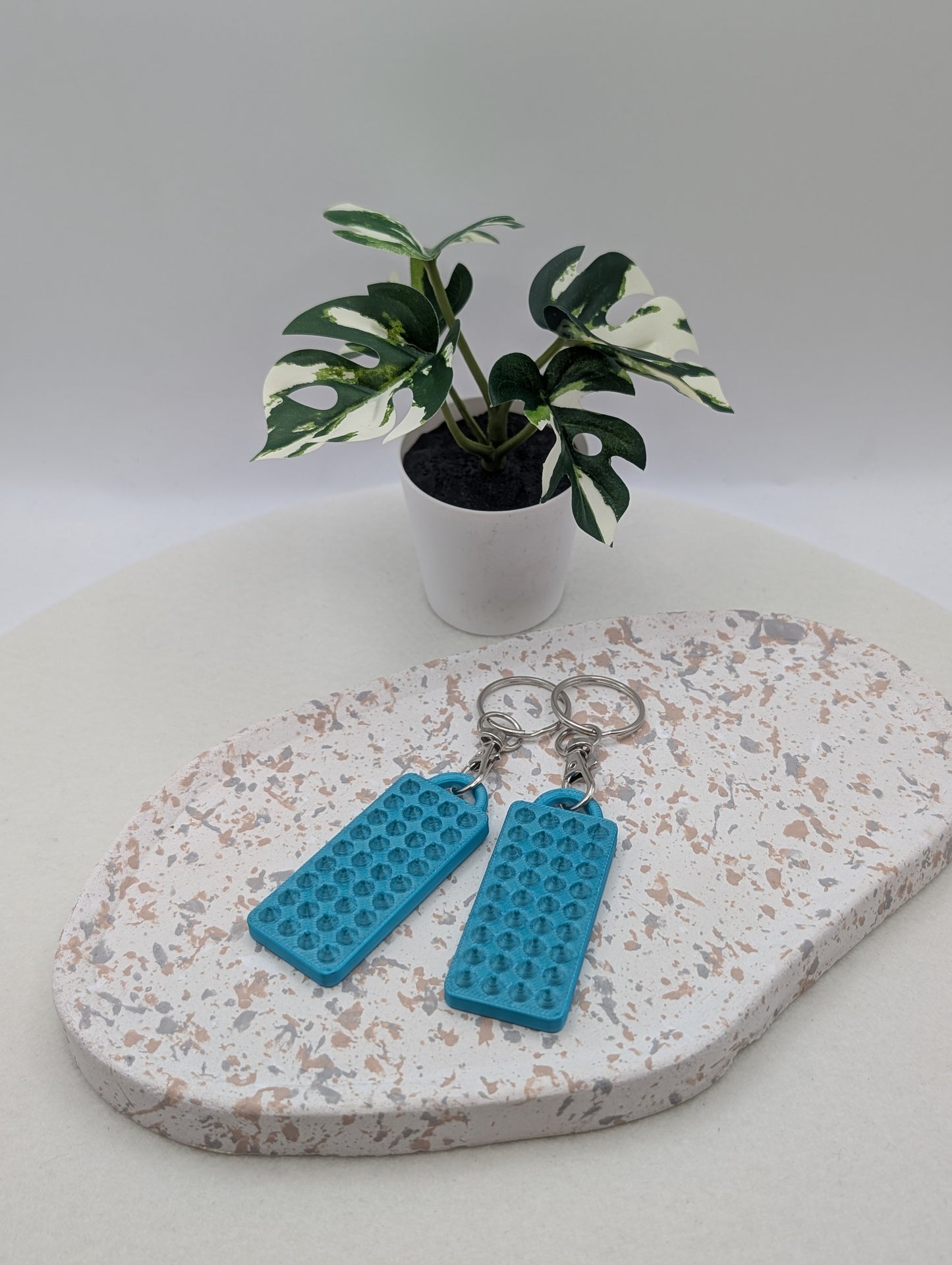 3D-gedruckter Fidget-/Akupressur-Schlüsselanhänger | taktile Accessoires | Fidgets | Skills | 1031