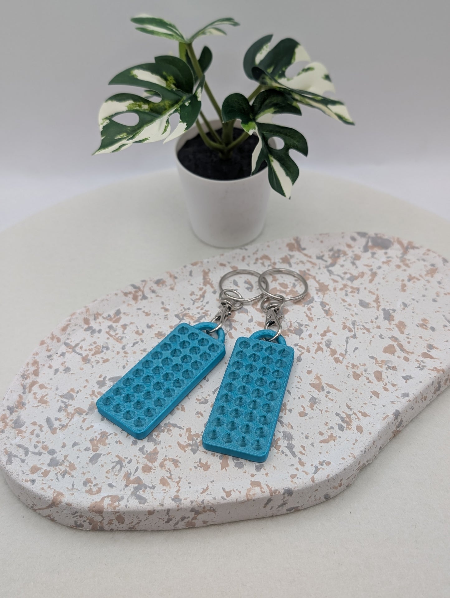 3D-gedruckter Fidget-/Akupressur-Schlüsselanhänger | taktile Accessoires | Fidgets | Skills | 1031