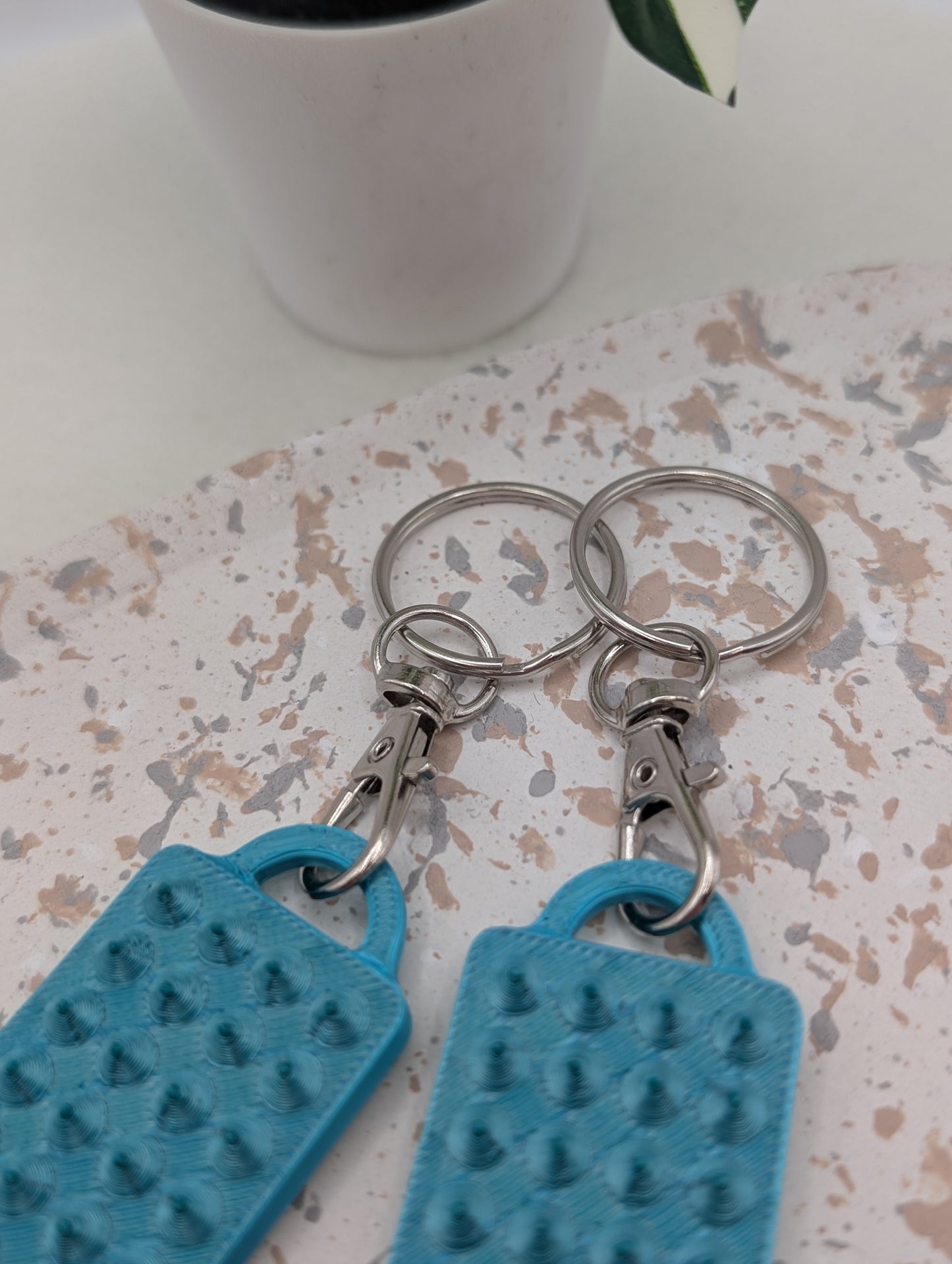 3D-gedruckter Fidget-/Akupressur-Schlüsselanhänger | taktile Accessoires | Fidgets | Skills | 1031