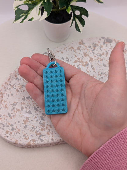 3D-gedruckter Fidget-/Akupressur-Schlüsselanhänger | taktile Accessoires | Fidgets | Skills | 1031