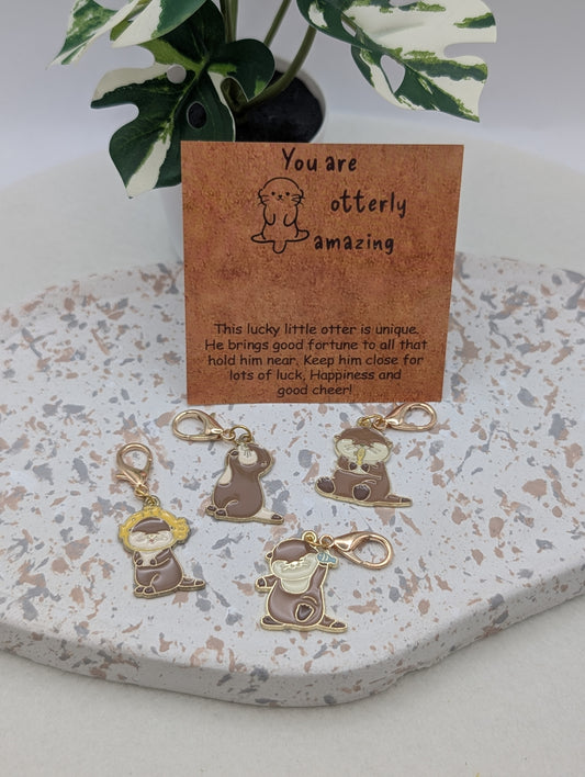 Pocket Hug - Glücks-Otter Anhänger - "You Are Otterly Amazing" | Aufmerksamkeit | Glücksbringer | Mutmacher | Geschenkidee | 1034