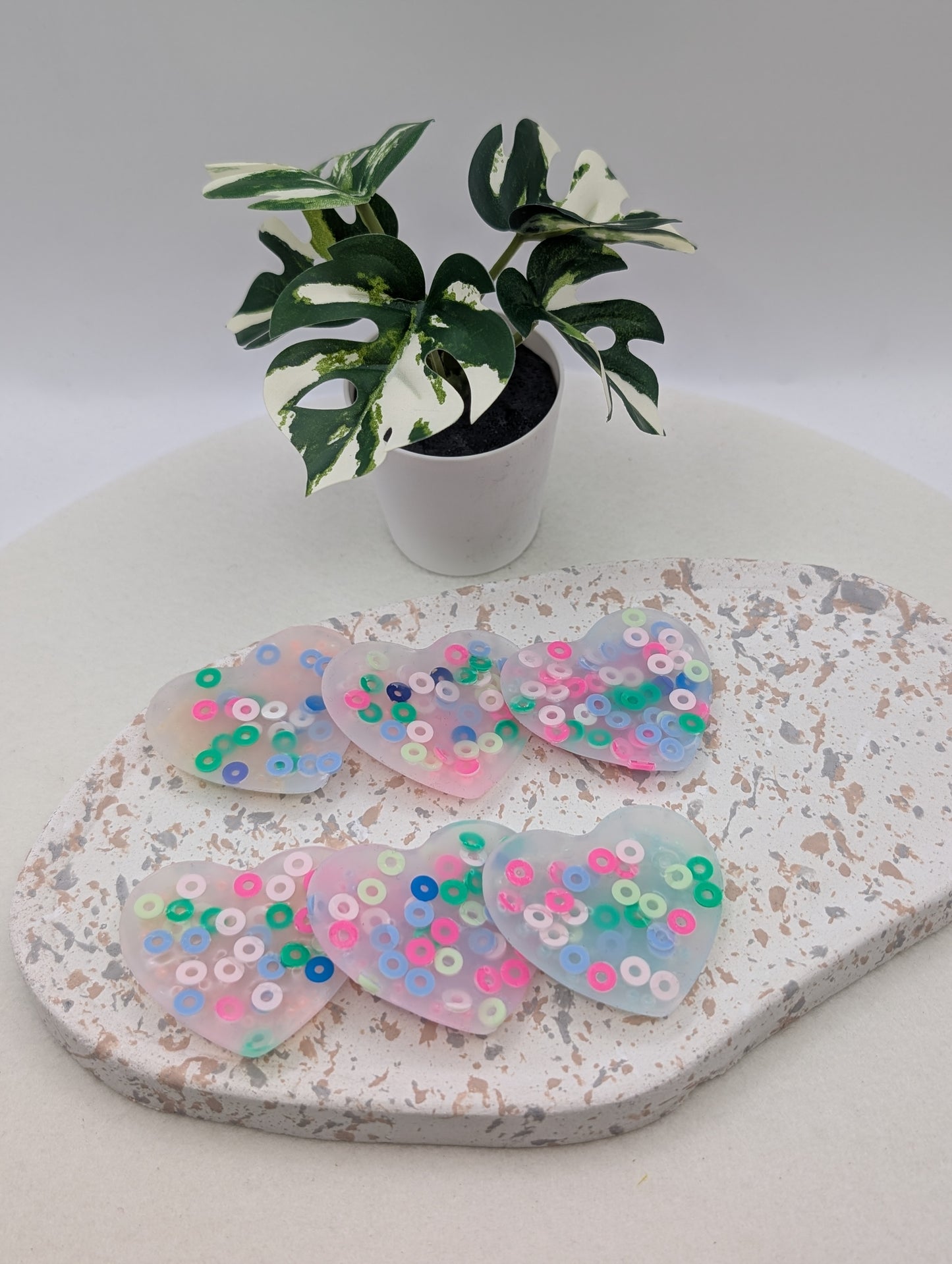 Picky Pad in Herzform | Handmade Sensorik Picky Pad | Stressabbau | 1048