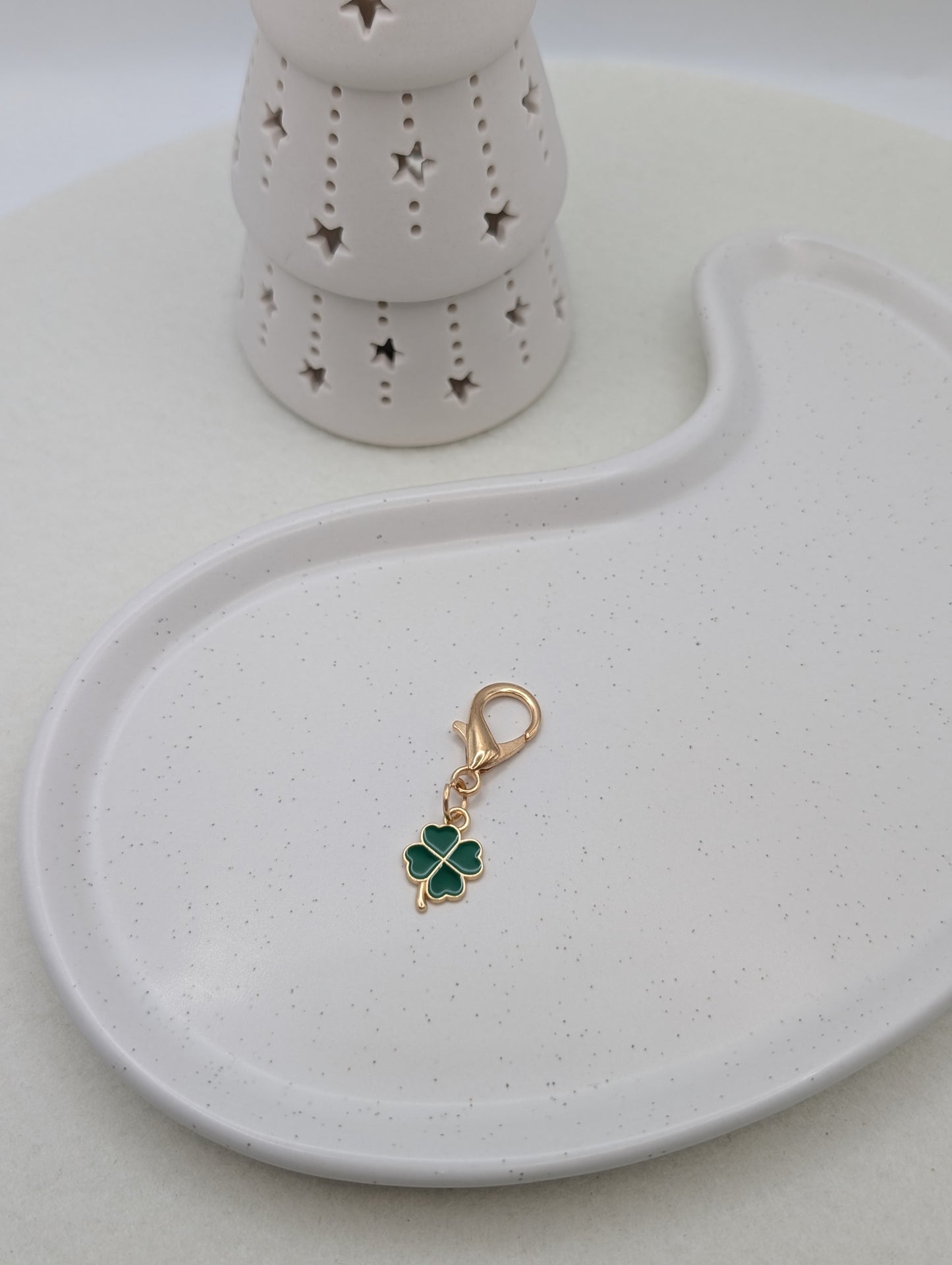 Kleiner Glücksanhänger „Kleeblatt“ – Mit Karte zum Verschenken | 1051