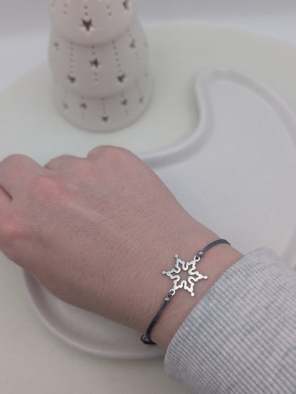 Zartes Schneeflocken-Armband – Gold oder Silber | 1061