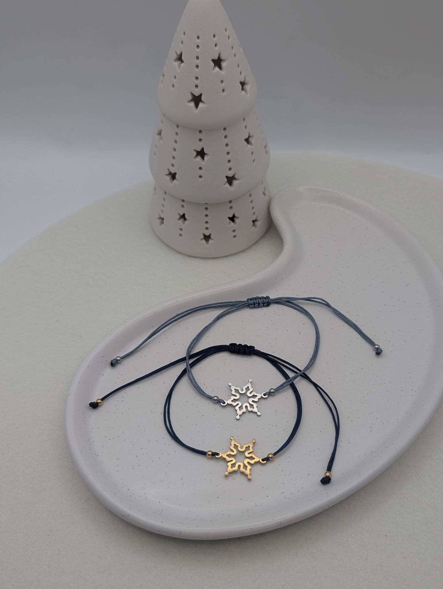 Zartes Schneeflocken-Armband – Gold oder Silber | 1061