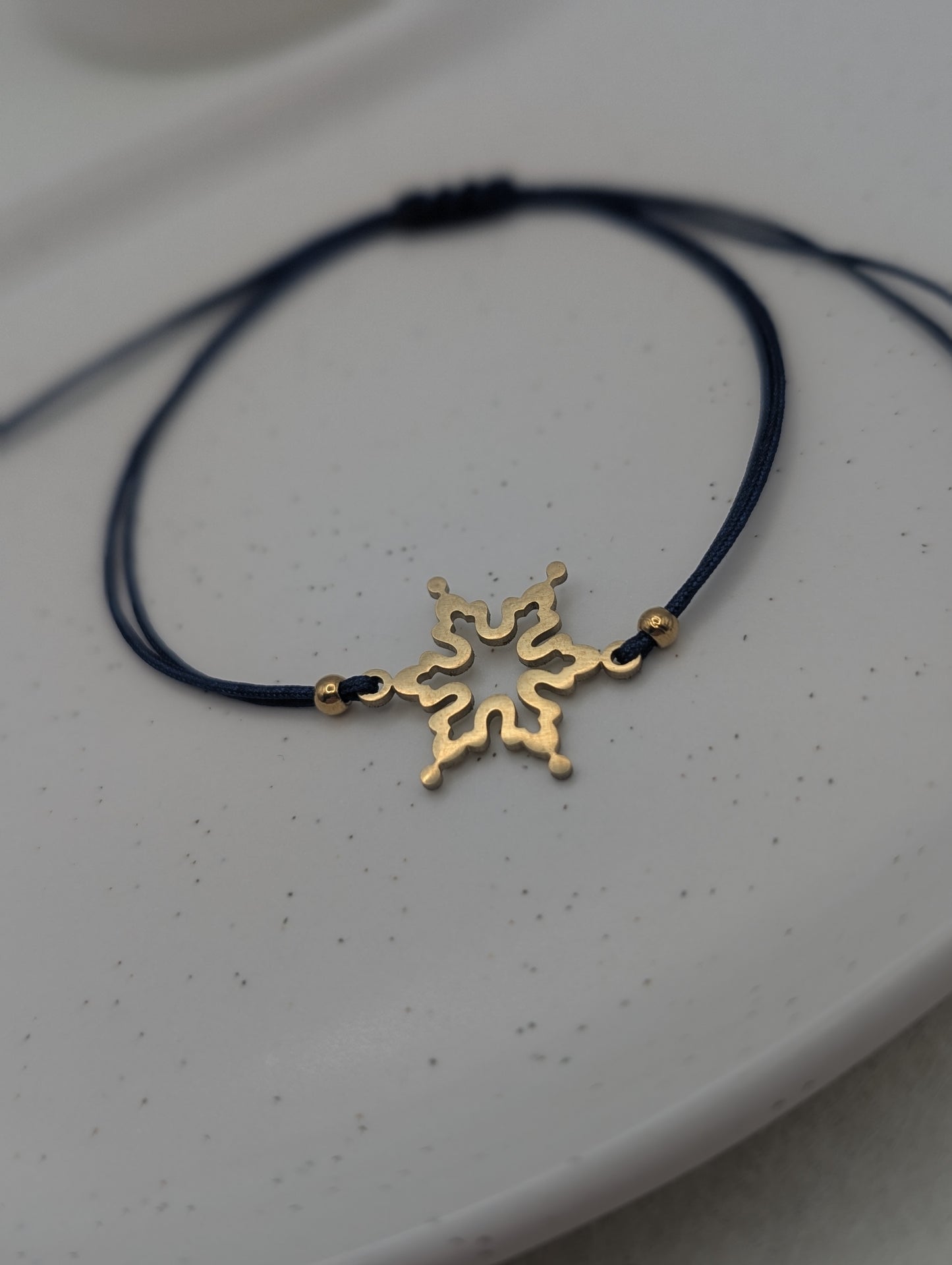 Zartes Schneeflocken-Armband – Gold oder Silber | 1061
