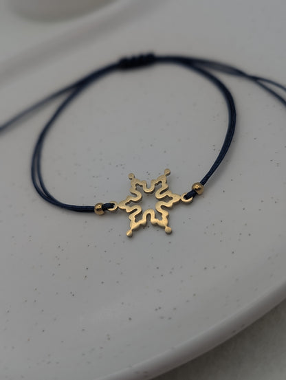 Zartes Schneeflocken-Armband – Gold oder Silber | 1061
