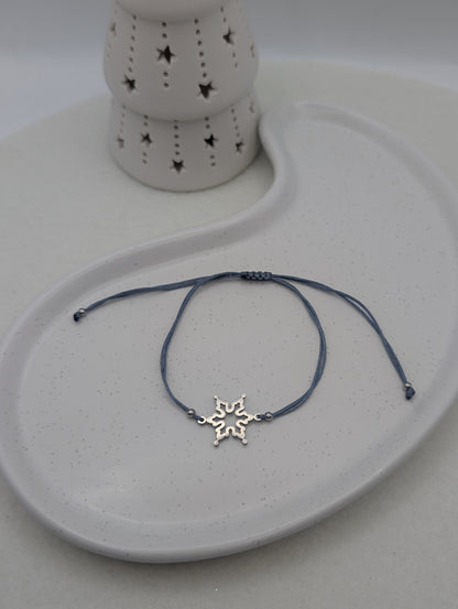 Zartes Schneeflocken-Armband – Gold oder Silber | 1061