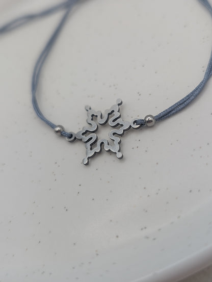 Zartes Schneeflocken-Armband – Gold oder Silber | 1061