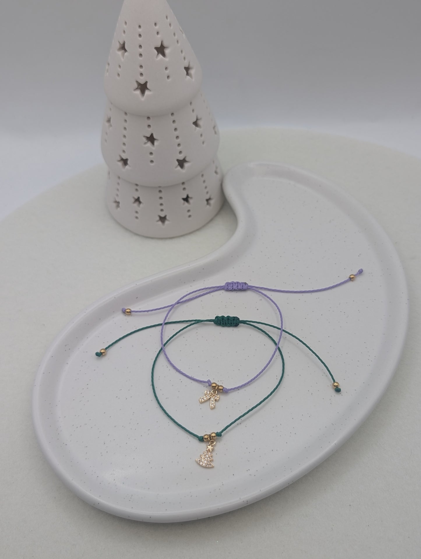 Winter Charm Armband – Schleife oder Tannenbaum | 1062