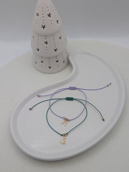 Winter Charm Armband – Schleife oder Tannenbaum | 1062