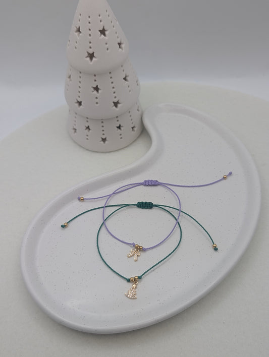 Winter Charm Armband – Schleife oder Tannenbaum | 1062