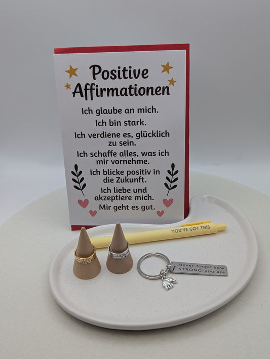 Geschenkset „Positive Affirmationen“ - Kleine Begleiter für den Alltag | 1070
