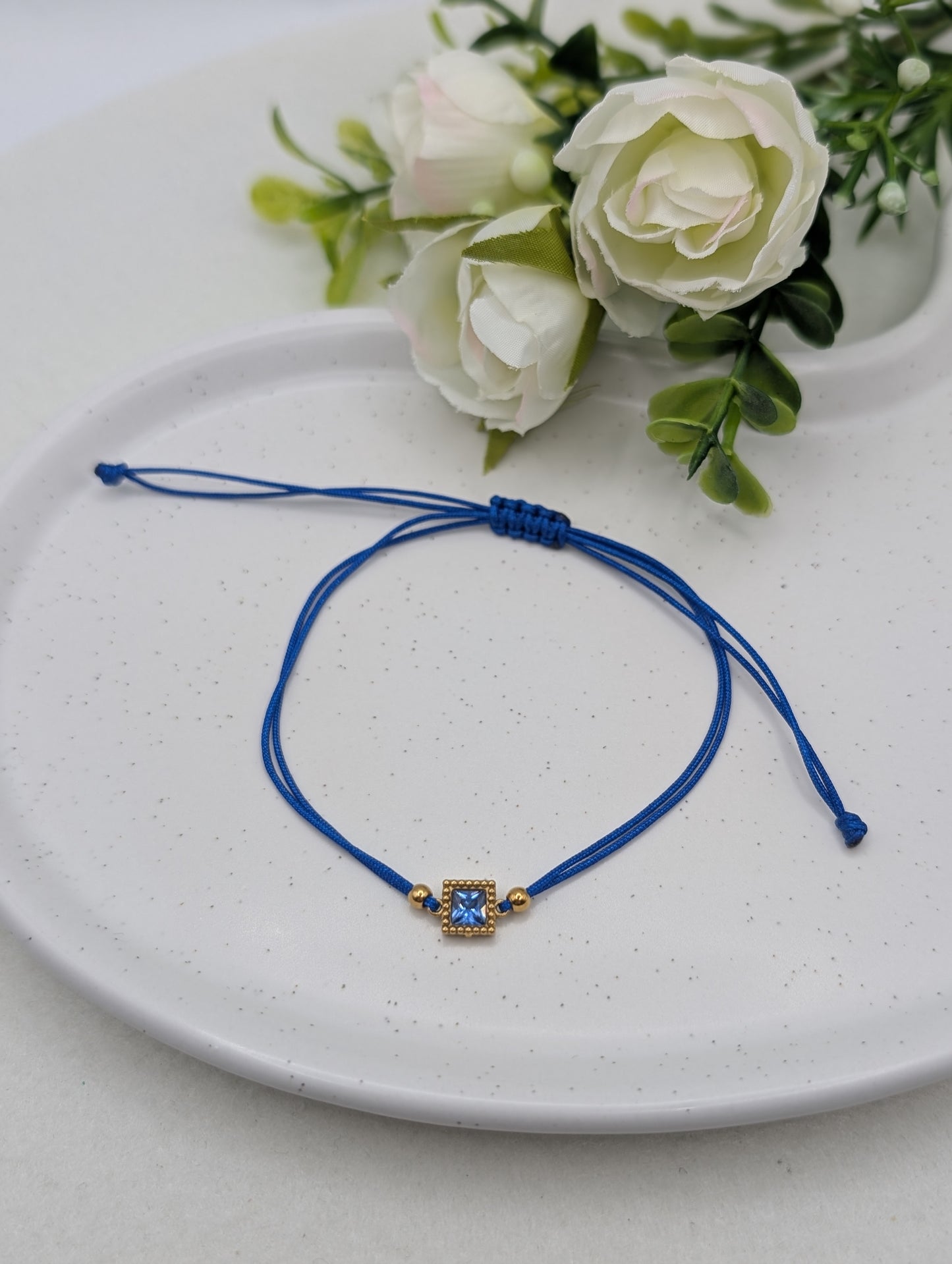 "Every Day Crystal Bracelet" - Zartes Statement-Armband mit funkelndem Kristall in 6 Farben – verstellbar | 1103