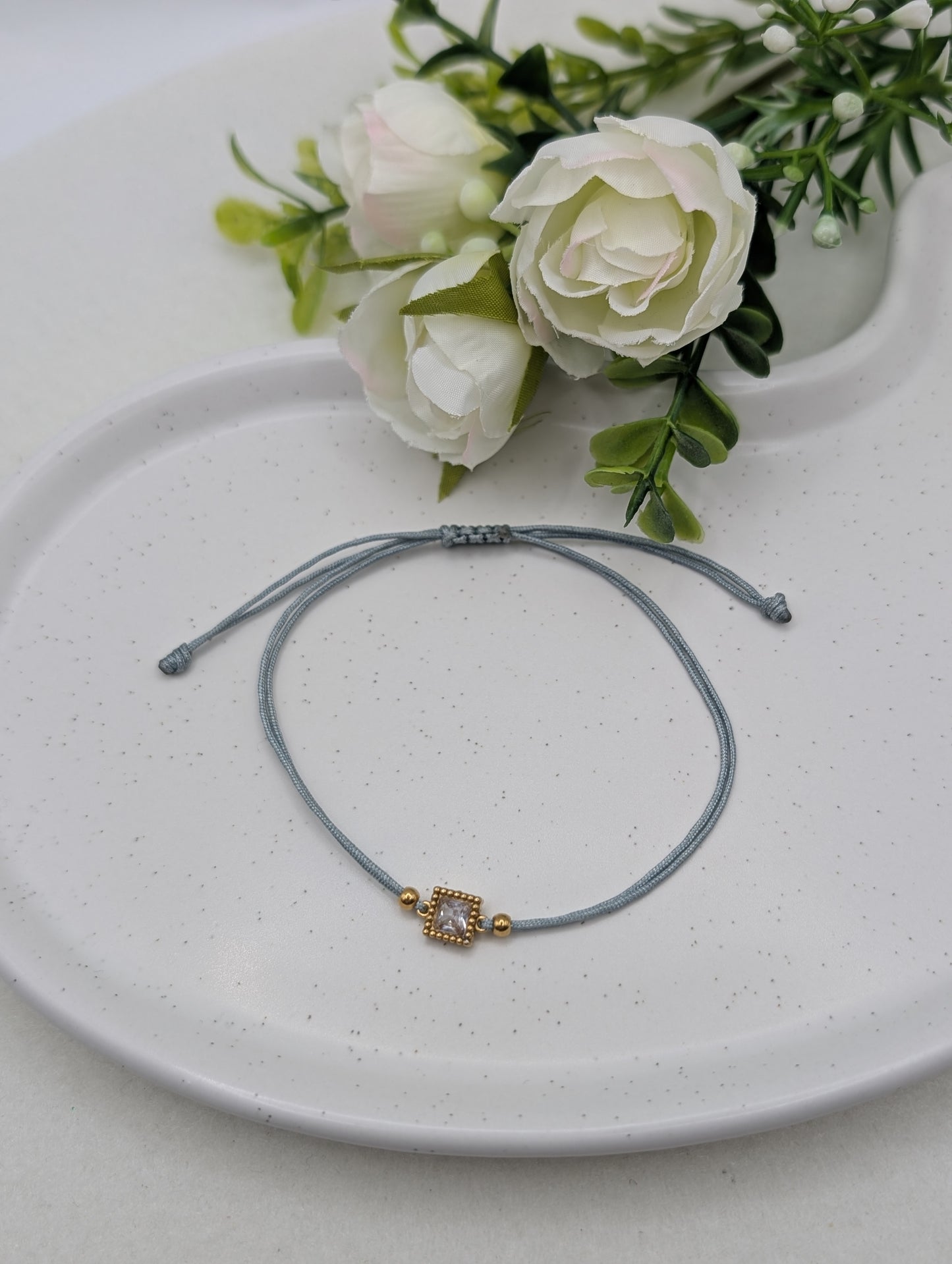 "Every Day Crystal Bracelet" - Zartes Statement-Armband mit funkelndem Kristall in 6 Farben – verstellbar | 1103