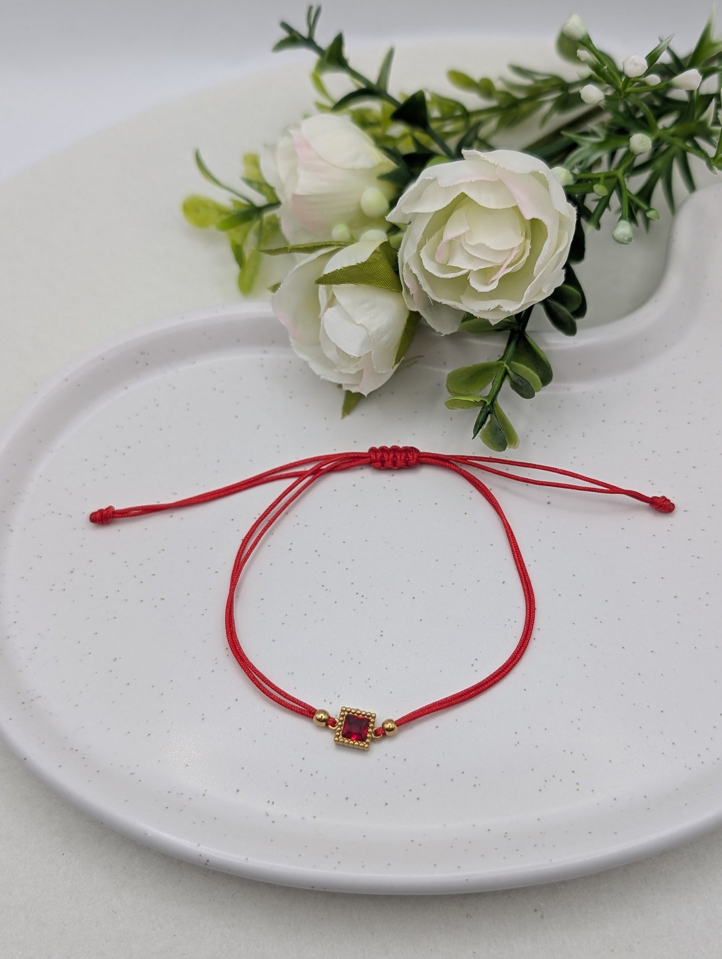 "Every Day Crystal Bracelet" - Zartes Statement-Armband mit funkelndem Kristall in 6 Farben – verstellbar | 1103