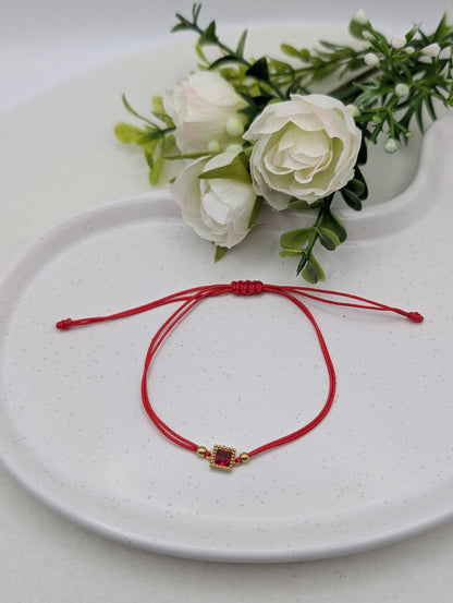 "Every Day Crystal Bracelet" - Zartes Statement-Armband mit funkelndem Kristall in 6 Farben – verstellbar | 1103