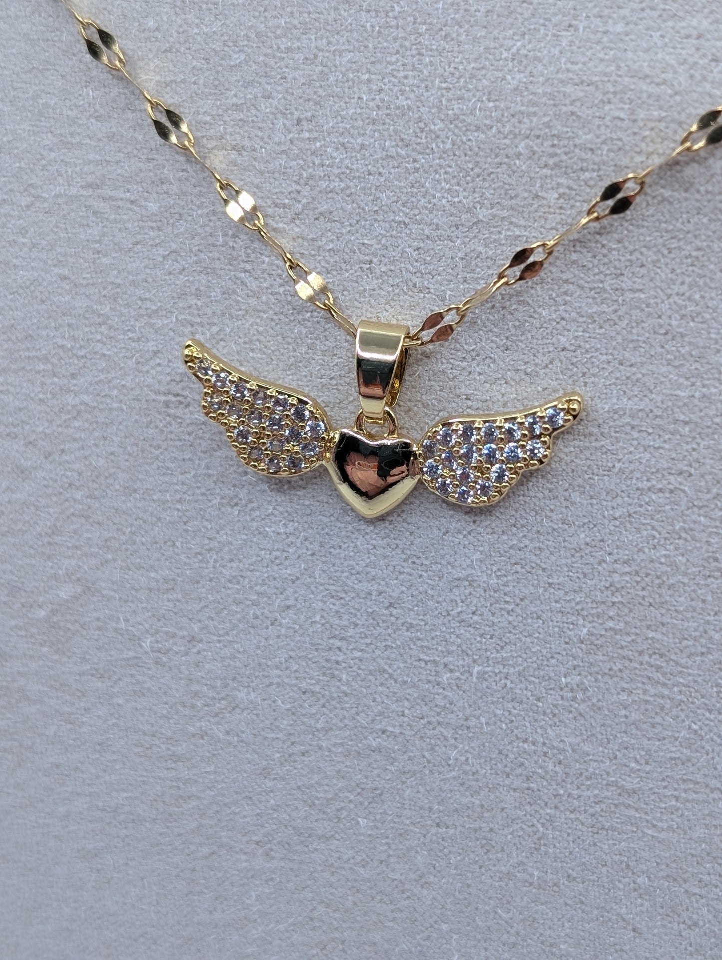 Kette „Angel Heart“ – Edelstahl | 18 K vergoldet | 1119