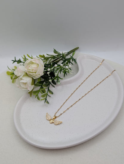 Kette „Angel Heart“ – Edelstahl | 18 K vergoldet | 1119