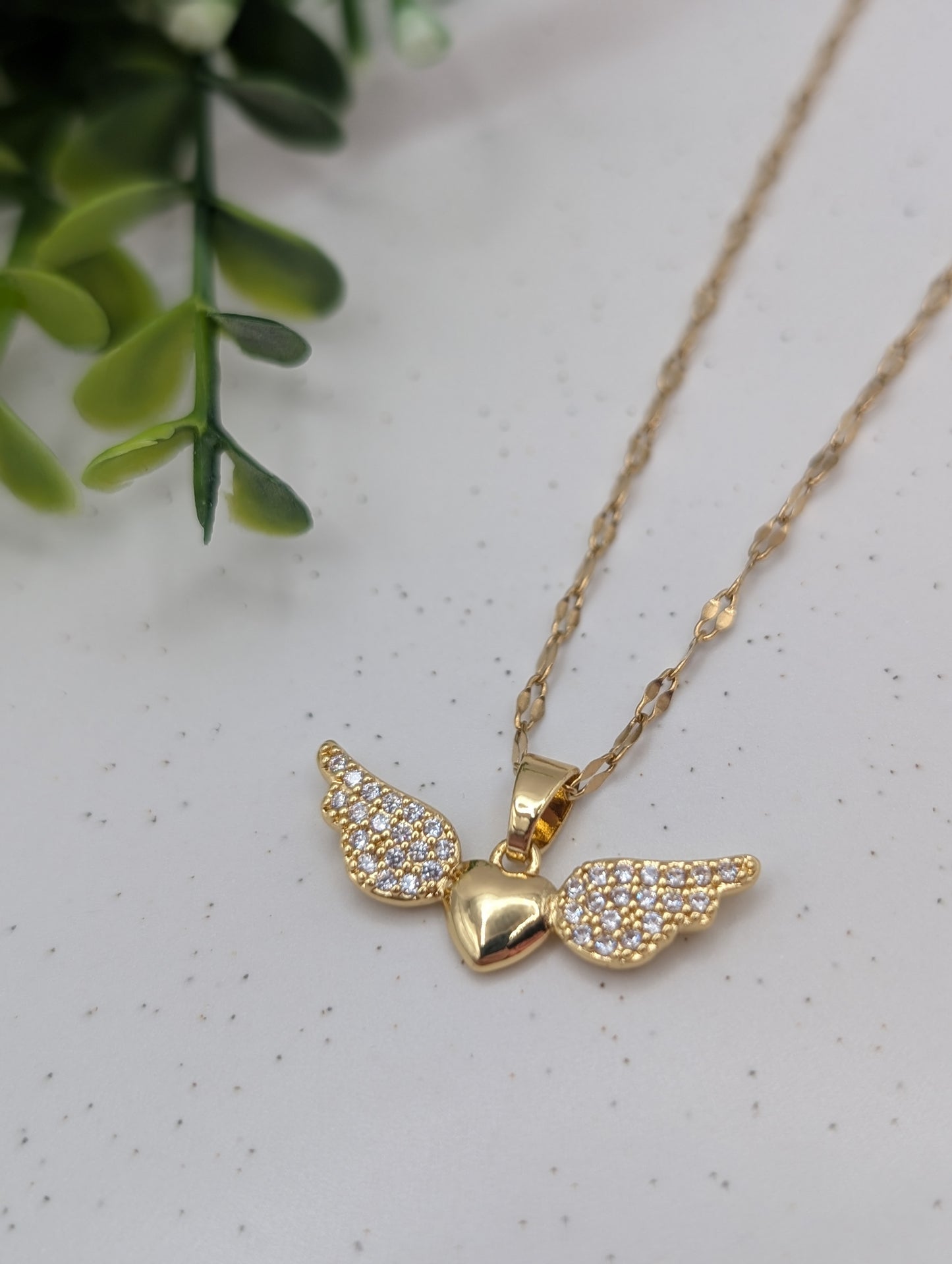 Kette „Angel Heart“ – Edelstahl | 18 K vergoldet | 1119