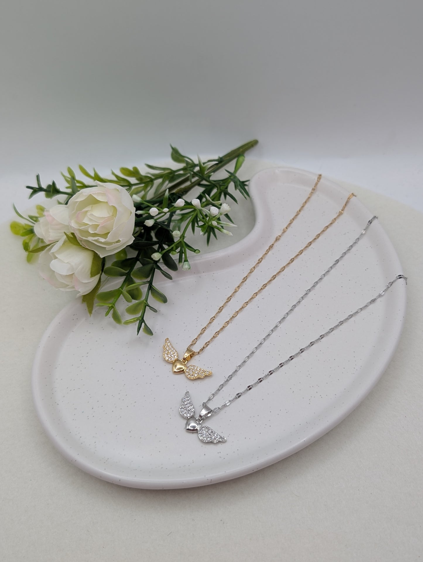 Kette „Angel Heart“ – Edelstahl | 18 K vergoldet | 1119