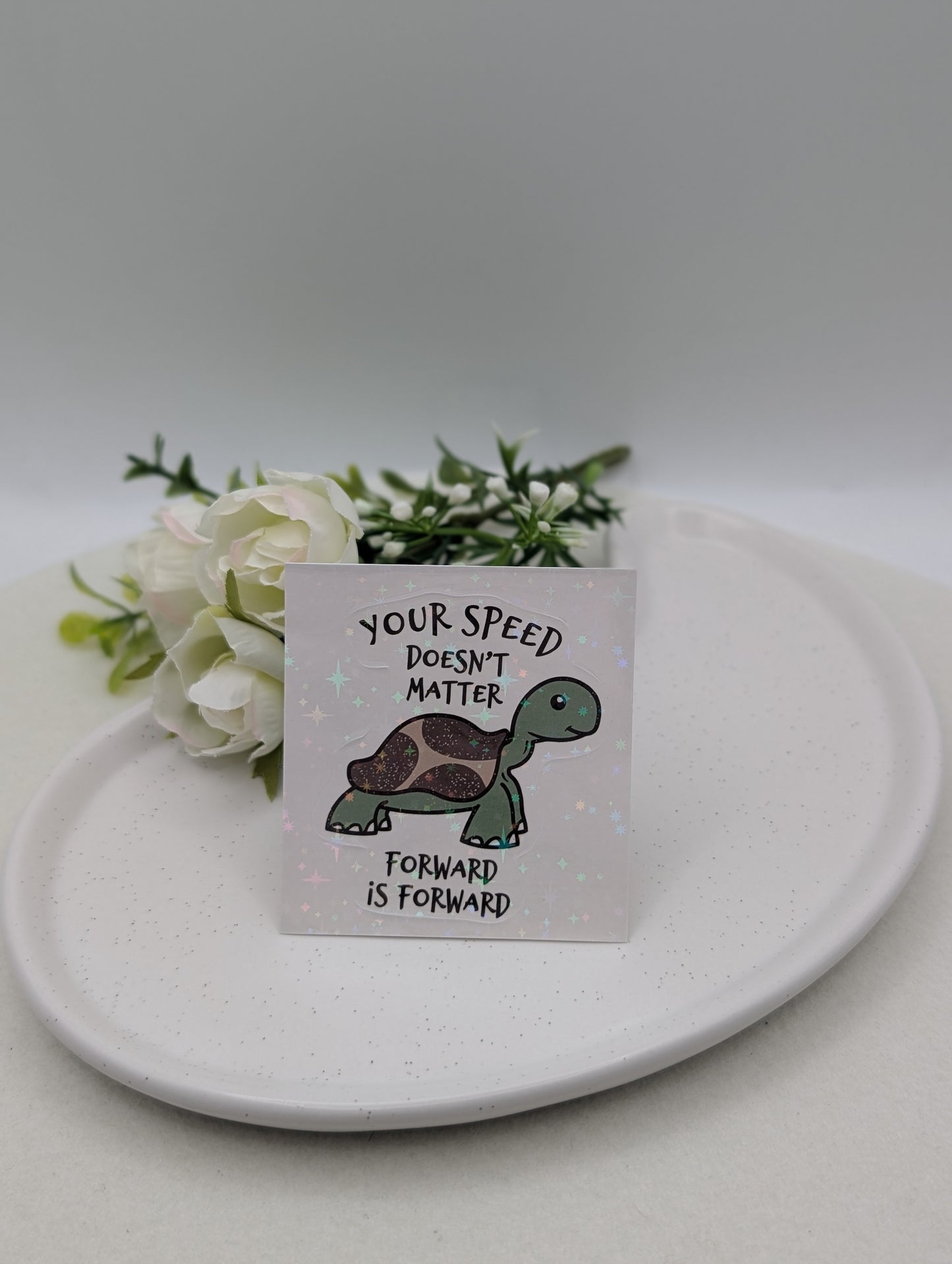 Sticker „Your speed doesn’t matter – forward is forward“ | 1113