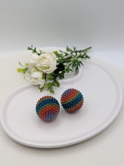 2er-Set Akupressurbälle – Regenbogen (3D-gedruckt) | 1120