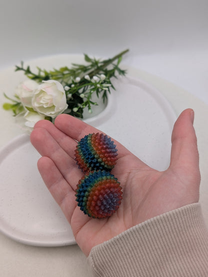 2er-Set Akupressurbälle – Regenbogen (3D-gedruckt) | 1120