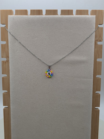 Personalisierte Edelstahlkette mit Buchstaben-Anhänger | 1124