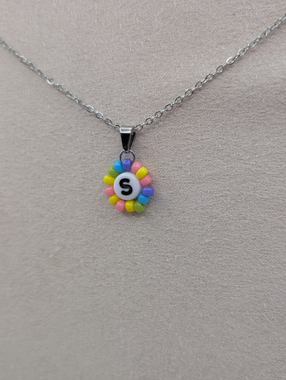 Personalisierte Edelstahlkette mit Buchstaben-Anhänger | 1124