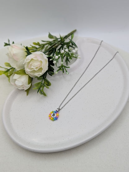 Personalisierte Edelstahlkette mit Buchstaben-Anhänger | 1124
