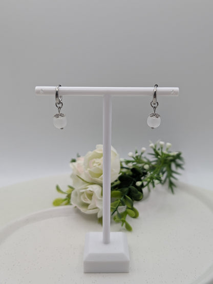 „Pure Grace“ – Naturstein-Creolen | 1129