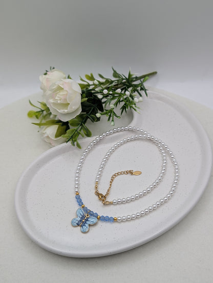 Butterfly Dream Perlenkette – zart & bedeutungsvoll | 1149
