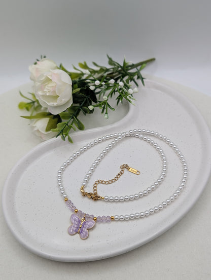 Butterfly Dream Perlenkette – zart & bedeutungsvoll | 1149