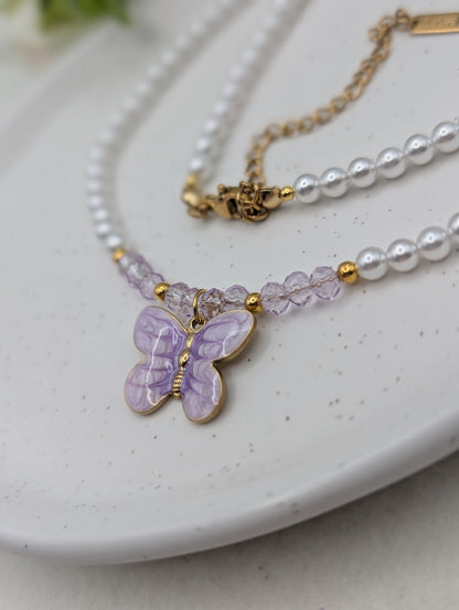 Butterfly Dream Perlenkette – zart & bedeutungsvoll | 1149