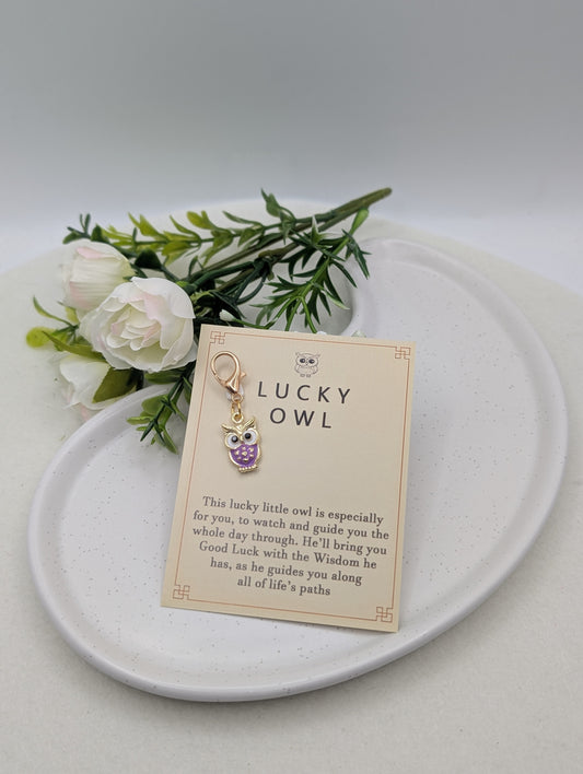 Kleiner Eulen-Anhänger als Glücksbringer | 1151