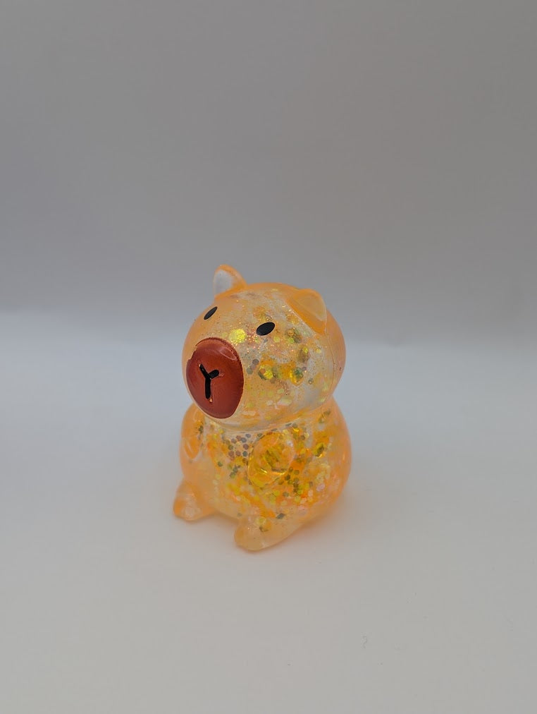 Glitzer Capybara Squishy – Dein funkelnder Skill für zwischendurch in verschiedenen Farben | 1172