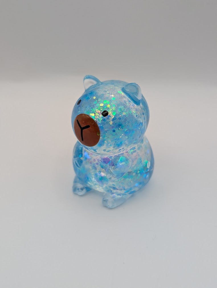 Glitzer Capybara Squishy – Dein funkelnder Skill für zwischendurch in verschiedenen Farben | 1172