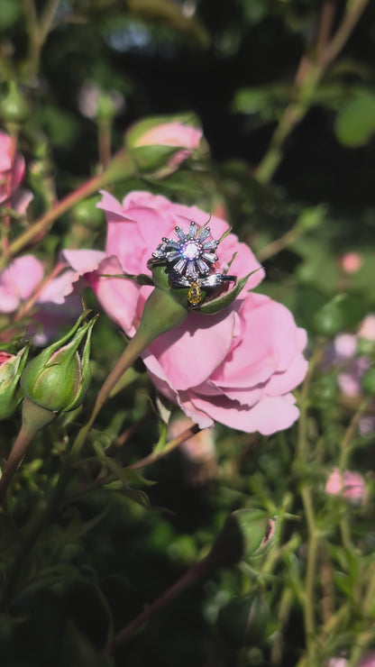 Fidget Spinner Ring "Blümchen" | 1022